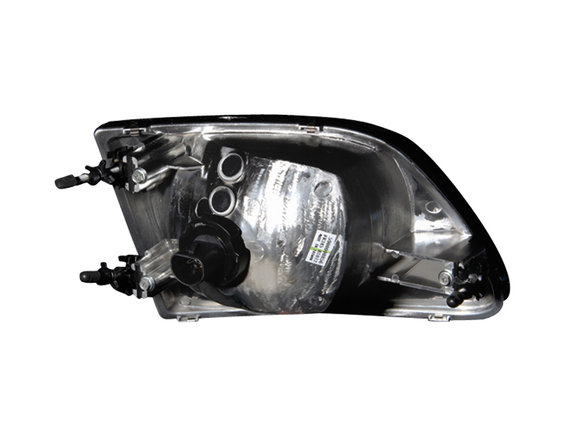 ANZO 1997.5-2003 Ford F-150 Crystal Headlights Black G2 thumbnail 6