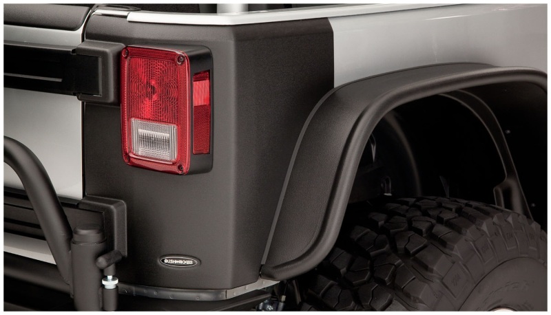 07-18 Jeep Wrangler Trail Armor Rear Corners - Black - Image 5