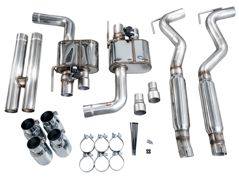 AWE Tuning 18-23 S550 Mustang GT SwitchPath Exhaust - Chrome Silver Tips thumbnail 5