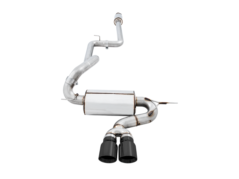 AWE Tuning Ford Focus ST Touring Edition Cat-Back Exhaust - Resonated - Diamond Black Tips thumbnail 9