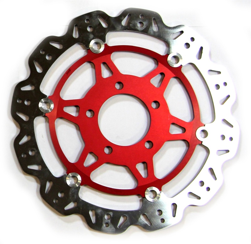 EBC 2003 Suzuki GSX-R 1000 K3 Front Left/Right Vee Floating Red Rotor