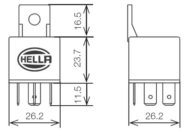 Hella Relay Mini Iso 5 Pole 12V Spdt Bkt thumbnail 9