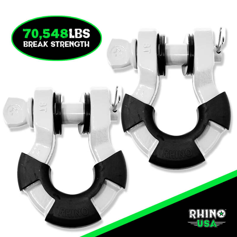 Rhino USA 8T Super Shackle 2-Pack (White)
Tow Hook