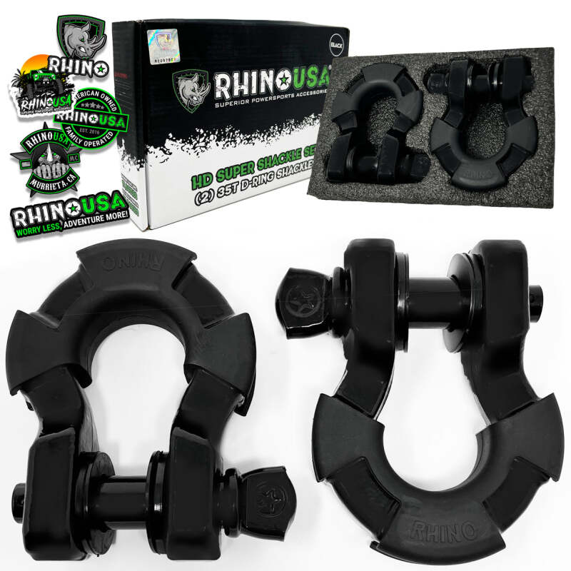 Rhino USA 8T Super Shackle 2-Pack (Matte Black)
Tow Hook