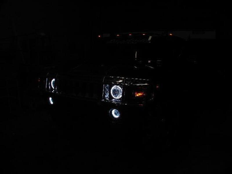 Oracle Hummer H2 03-10 LED Fog Halo Kit - ColorSHIFT