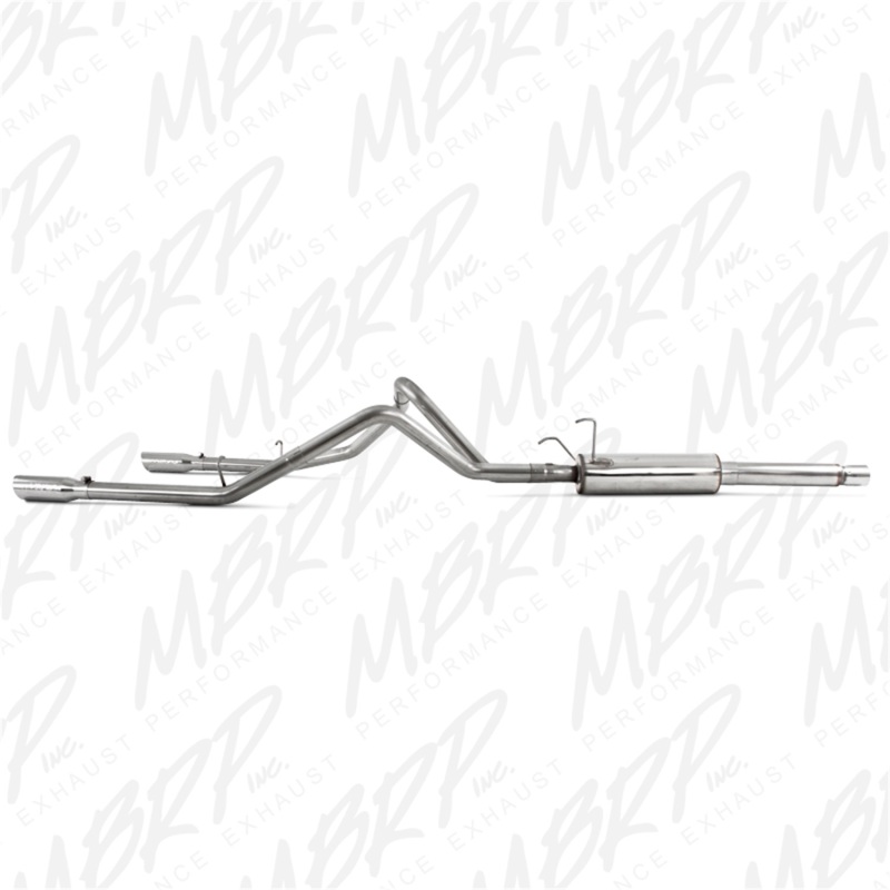 MBRP 2003 Dodge Ram Hemi 1500 5.7L SC/CC-SB Cat Back Dual Split Rear thumbnail 6