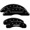 MGP 4 Caliper Covers Engraved Front Gen 5/Camaro Engraved Rear Gen 5/Z28 Black finish silver ch thumbnail 8