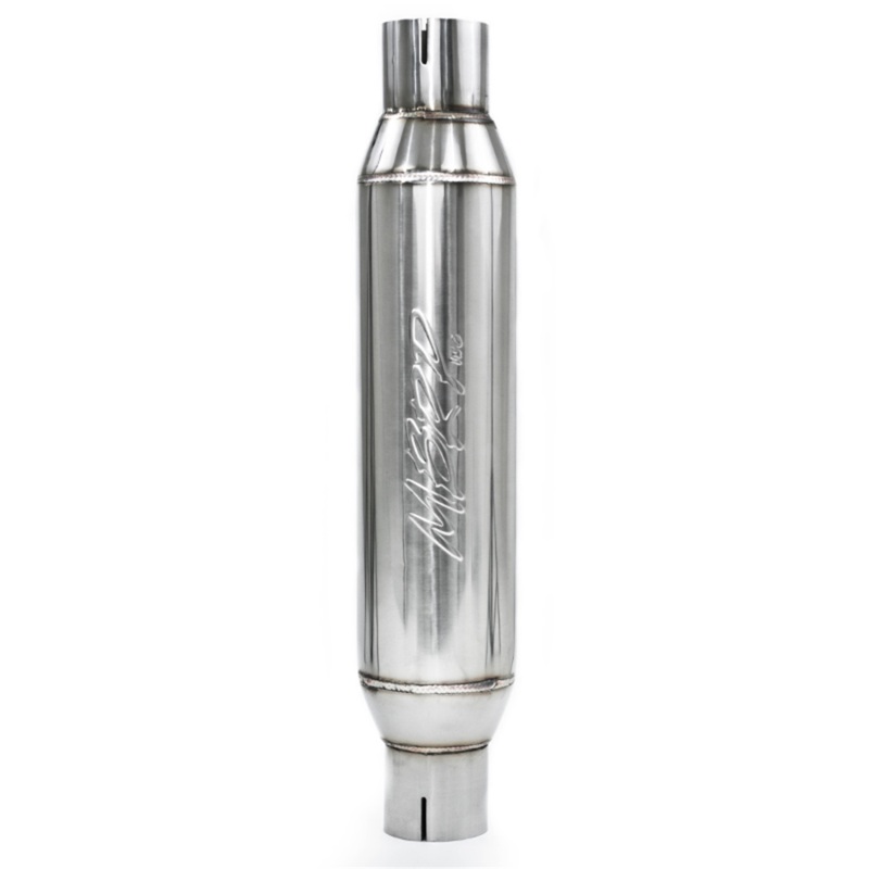 MBRP Universal Resonator 2.5in inlet/outlet 16in body 20in overall T304 thumbnail 7