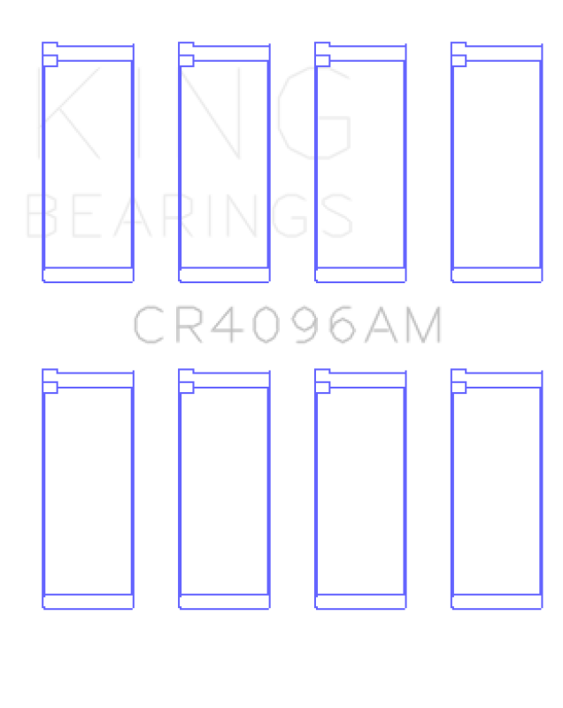 King Engine Bearings Mazda Fe/G6/F8 (Size +0.75mm) Connecting Rod Bearing Set