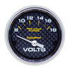 Autometer Marine Carbon Fiber 2-1/16in 18V Electric Voltmeter Gauge thumbnail 5