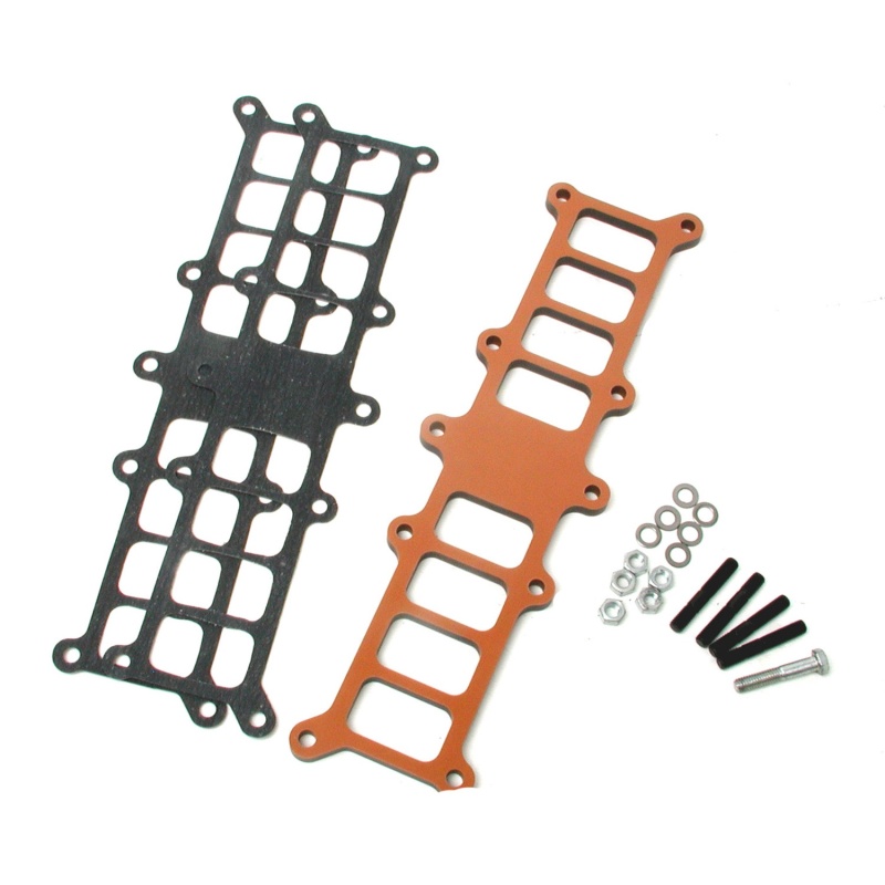 BBK 86-95 Mustang 5.0 Phenolic Manifold Spacer Kit Edelbrock Performer 3/8 thumbnail 8