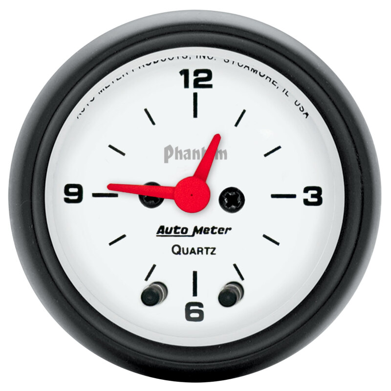 Autometer Phantom 52mm 12V Electronic Clock Gauge thumbnail 3
