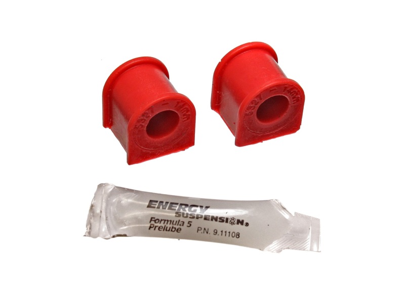 Energy Suspension 94-01 Acura Integra / 90-97 Honda Accord/Odyssey Red 14mm Rear Sway Bar Bushings thumbnail 2