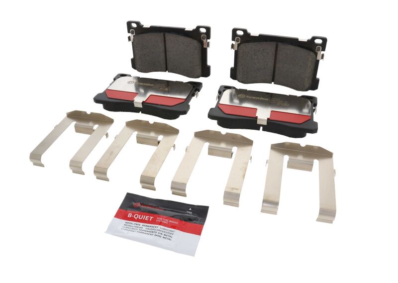 Brembo OE 12-16 Hyundai Equus/15-17 Kia K900 PRIME Ceramic Brake Pad - Front thumbnail 8