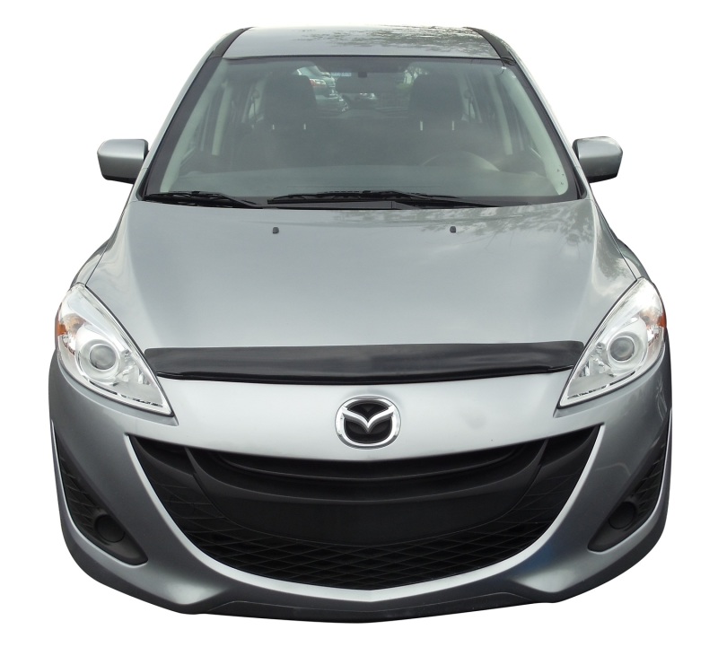 AVS 12-14 Mazda 5 Carflector Low Profile Hood Shield - Smoke thumbnail 2
