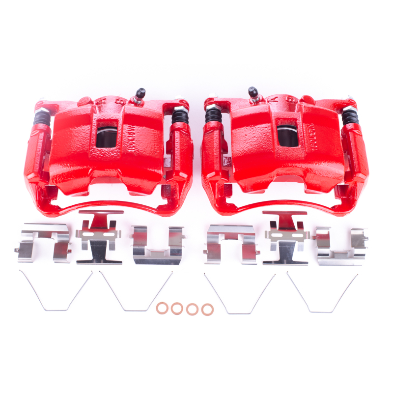 Power Stop 06-11 Honda Civic Front Z23 Evolution Sport Brake Kit w/Calipers (1x psbS3448, 1x psbK2558) thumbnail 2