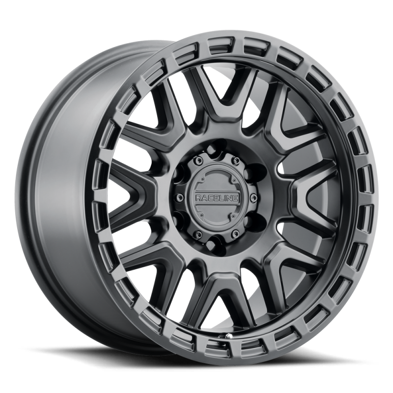 Raceline 953B Krank Wheel 20x9 / 8x165.1 / 0,, Offset 125.2mm Bore - Satin Black thumbnail 2