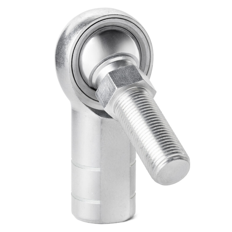 QA1 H Series 3-Pc Rod End - Female/Left Hand - 12mm Bore x M12x1.75 w/Stud - Alloy Steel