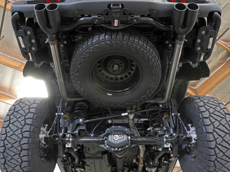 aFe Vulcan Series 3in 304SS Cat-Back 21 Jeep Gladiator V6-3.0L (td) - Dual Polished Tip thumbnail 8
