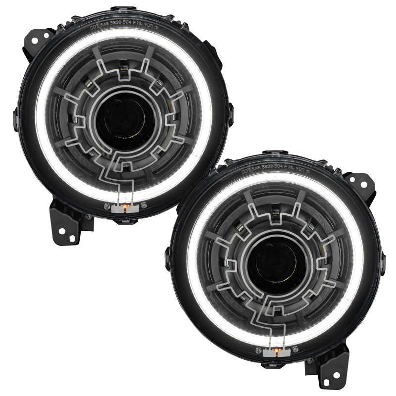 Oracle Lighting 18-22 Jeep Wrangler JL Oculus Bi-LED Projector Headlights thumbnail 3