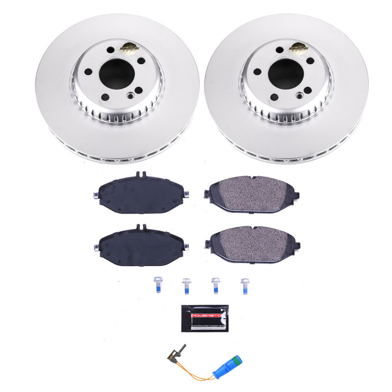 Power Stop 17-18 Mercedes-Benz C300 Front & Rear Euro-Stop Brake Kit (1x psbESK7963, 1x psbESK8152) thumbnail 8