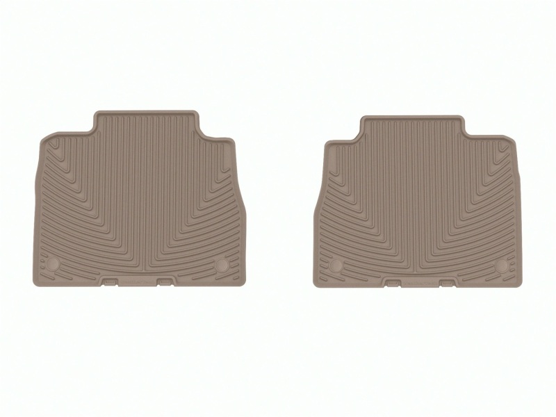 WT Rubber Mats - Rear - Tan