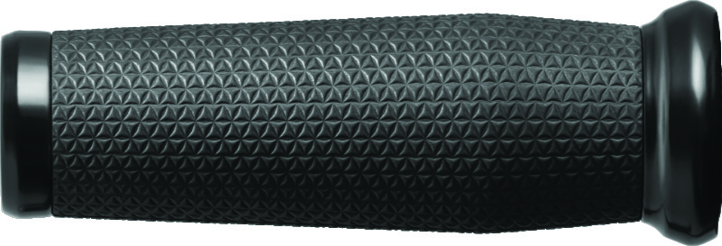 Kuryakyn Thresher Grips 5951 Grips, Thresher, Aluminum, Satin Black, 7/8 in. Bar, 5 in. Length, Universal, Pair thumbnail 4