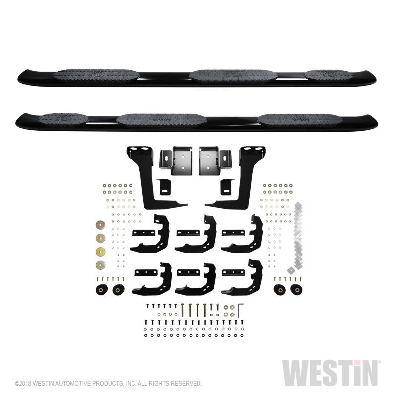 Westin 19-22 RAM 1500 CC 5ft7in. Bed (Excl. Classic) PRO TRAXX 5 W2W Oval Nerf Step Bars - Black thumbnail 4