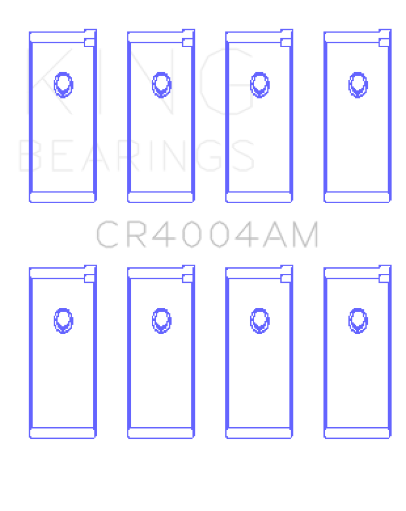 King Engine Bearings Isuzu 4XC1/4XC1T 1.5L (Size STD) Rod Bearing Set thumbnail 3