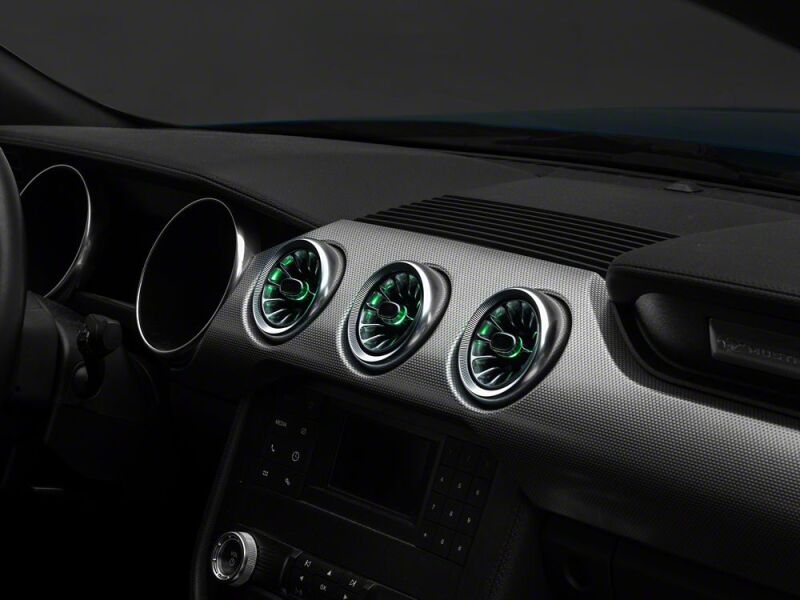 Raxiom 15-23 Ford Mustang Axial Series LED Color Changing Air Vent Outlets thumbnail 3