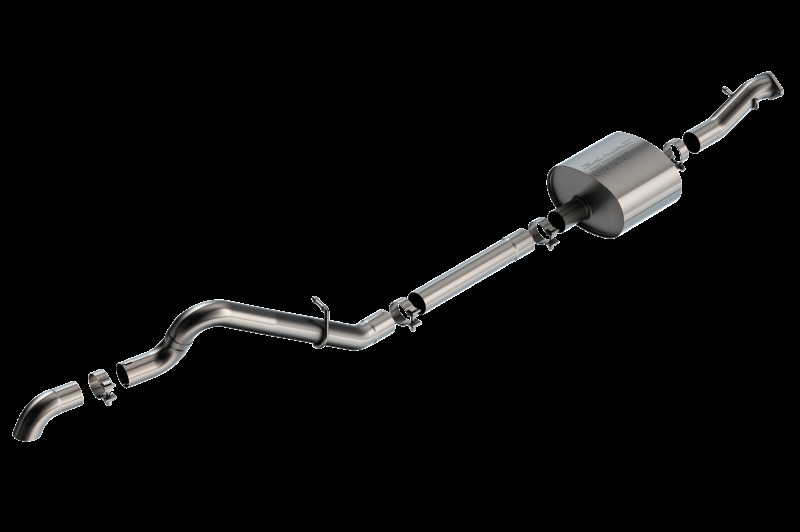 Borla 21-22 Ford Bronco 2.7L 2DR/4DR T-304 Stainless Steel Cat-Back S-Type Exhaust - Brushed thumbnail 2