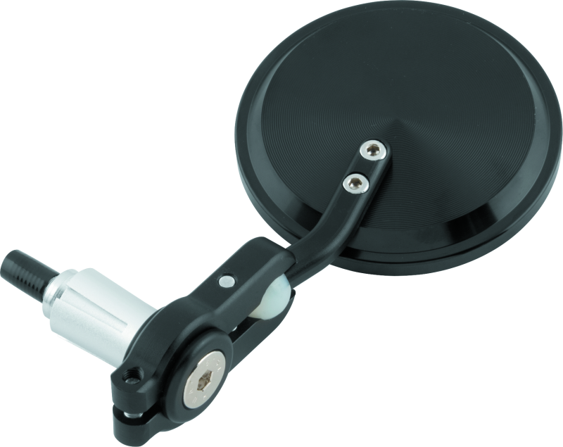 BikeMaster Folding Barend Mirrors 7/8in Handlebars - Pair - Black thumbnail 2