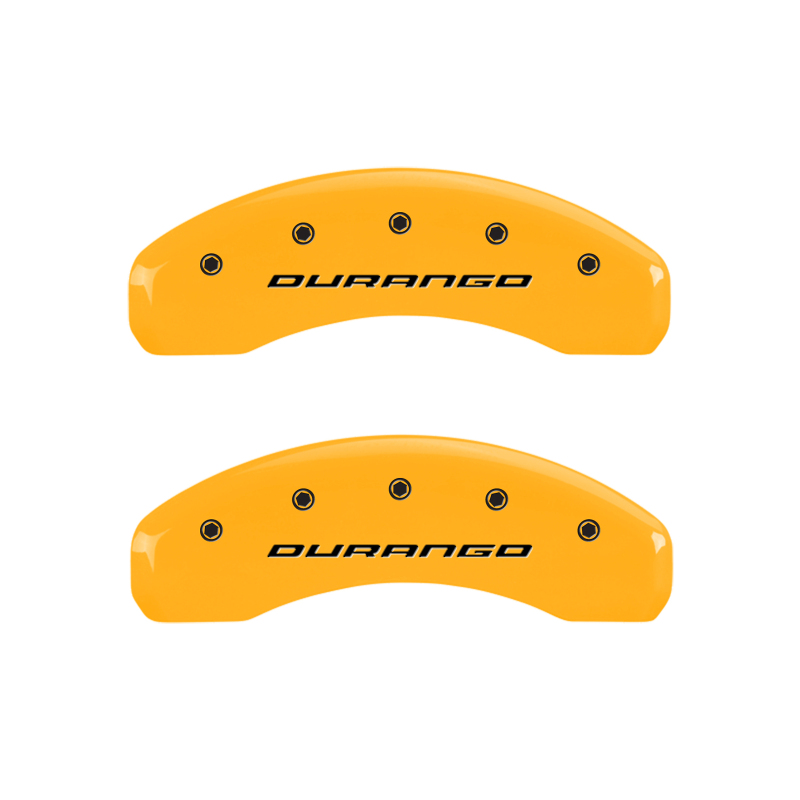 MGP 4 Caliper Covers Engraved Front & Rear With stripes/Durango Black finish silver ch thumbnail 9