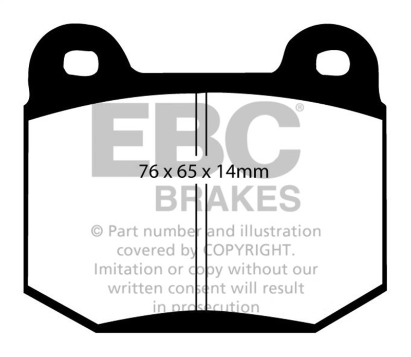 EBC S6 Brake Pad and Rotor Kit (1x ebcDP51537NDX, 1x ebcGD1511) thumbnail 4