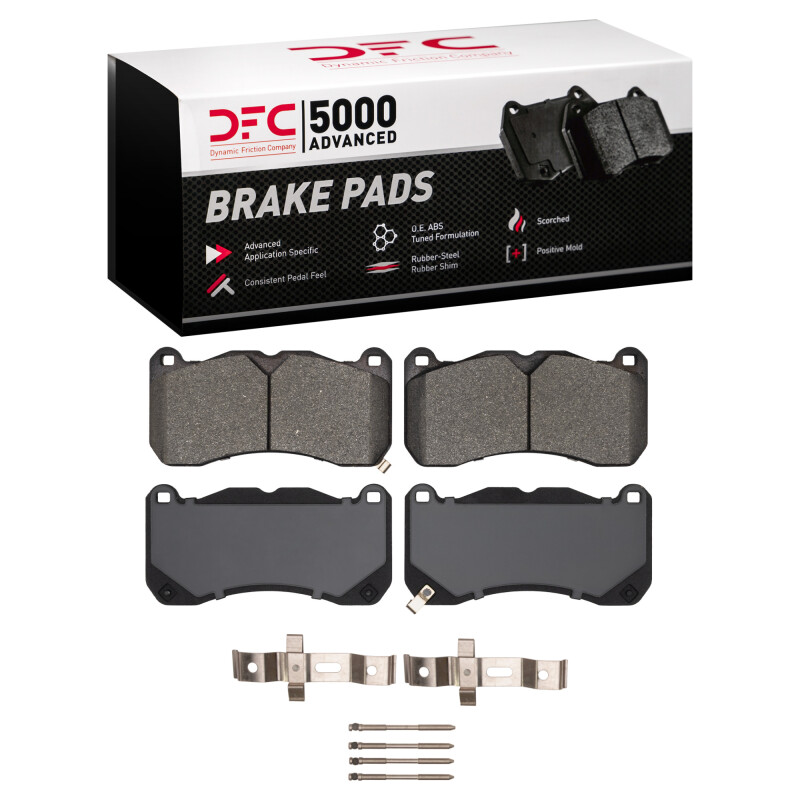 DFC 5000 Advanced Pads - Low-Metallic and Hardware Kit