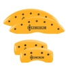 MGP 4 Caliper Covers Engraved Front & Rear Lincoln Yellow finish black ch thumbnail 8