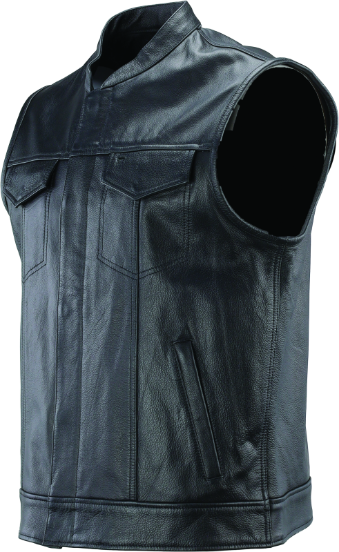 Kuryakyn Leather By River Road Vandal Club Vest Black - Small thumbnail 9