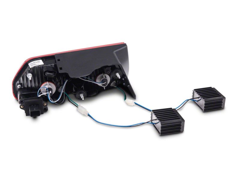 Raxiom 08-14 Dodge Challenger LED Tail Lights- Chrome Housing - Red/Clear Lens thumbnail 4