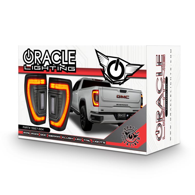 Oracle 19-23 GMC Sierra Flush Style LED Tail Lights - Factory Halogen thumbnail 9