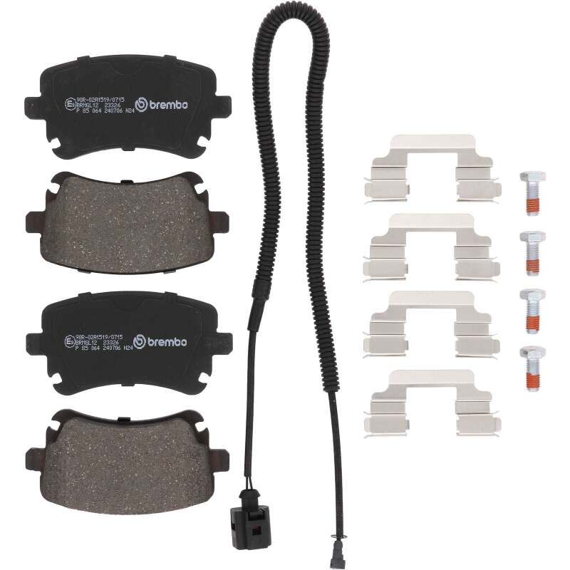 Brembo OE 04-06 Volkswagen Phaeton PRIME Low-Met Brake Pad - Rear thumbnail 2