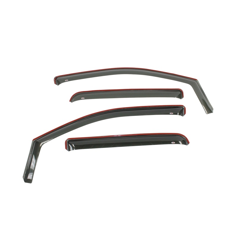 Westin 2015-2018 Chevrolet/GMC Colorado/Canyon Crew Cab In-Channel Wind Deflector 4pc - Smoke thumbnail 2
