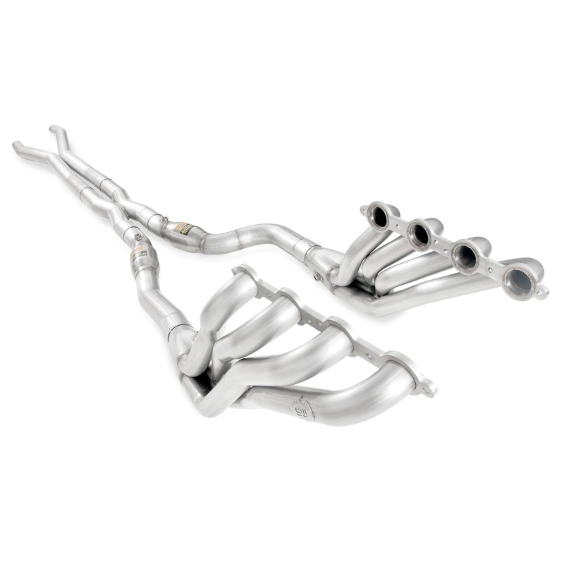 Stainless Works 2009-15 Cadillac CTS-V Headers 2in Primaries High-Flow Cats 3in Leads X-Pipe Factory thumbnail 3