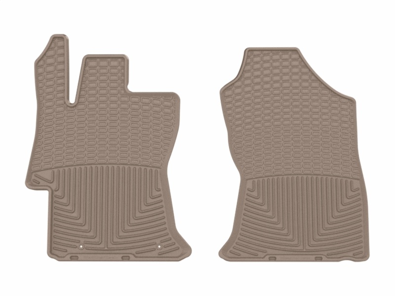 WT Rubber Mats - Front - Tan