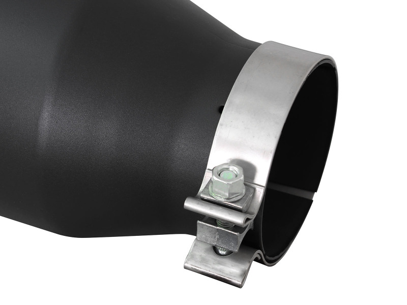 aFe Diesel Exhaust Tip Bolt On Black 4in Inlet x 6in Outlet x 15in thumbnail 8
