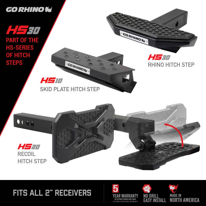 Go Rhino HS-30 Rhino Hitch Step thumbnail 9