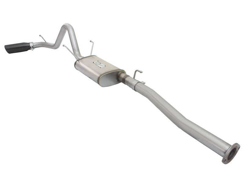 aFe MACH Force XP 2.5in Cat-Back Stainless Steel Exhaust System w/Black Tip Toyota Tacoma 13-14 2.7L thumbnail 9