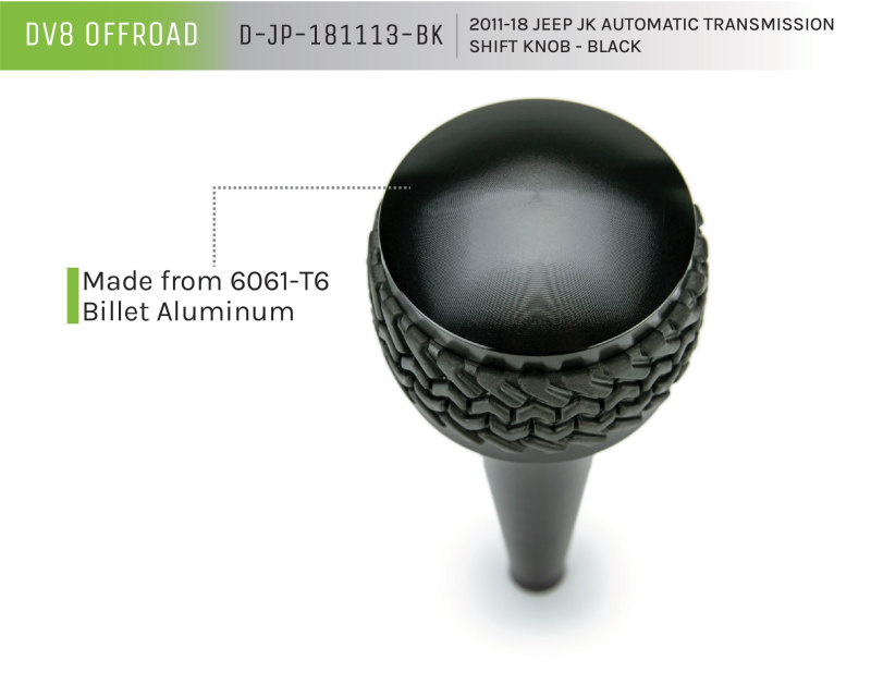 2011-2018 Jeep JK Shift Knob Automatic Black - Image 7