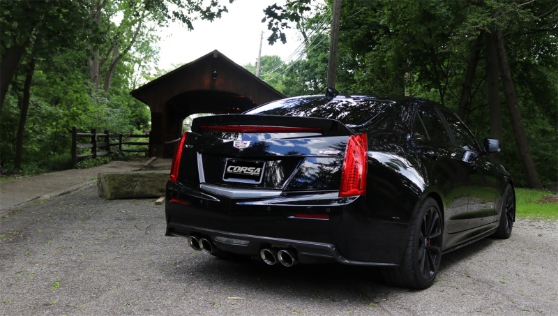 Corsa 16-19 Cadillac ATS 3.6T 4in Inlet / 4in Outlet Twin Polished Tip Kit (For Corsa Exhaust Only) thumbnail 6