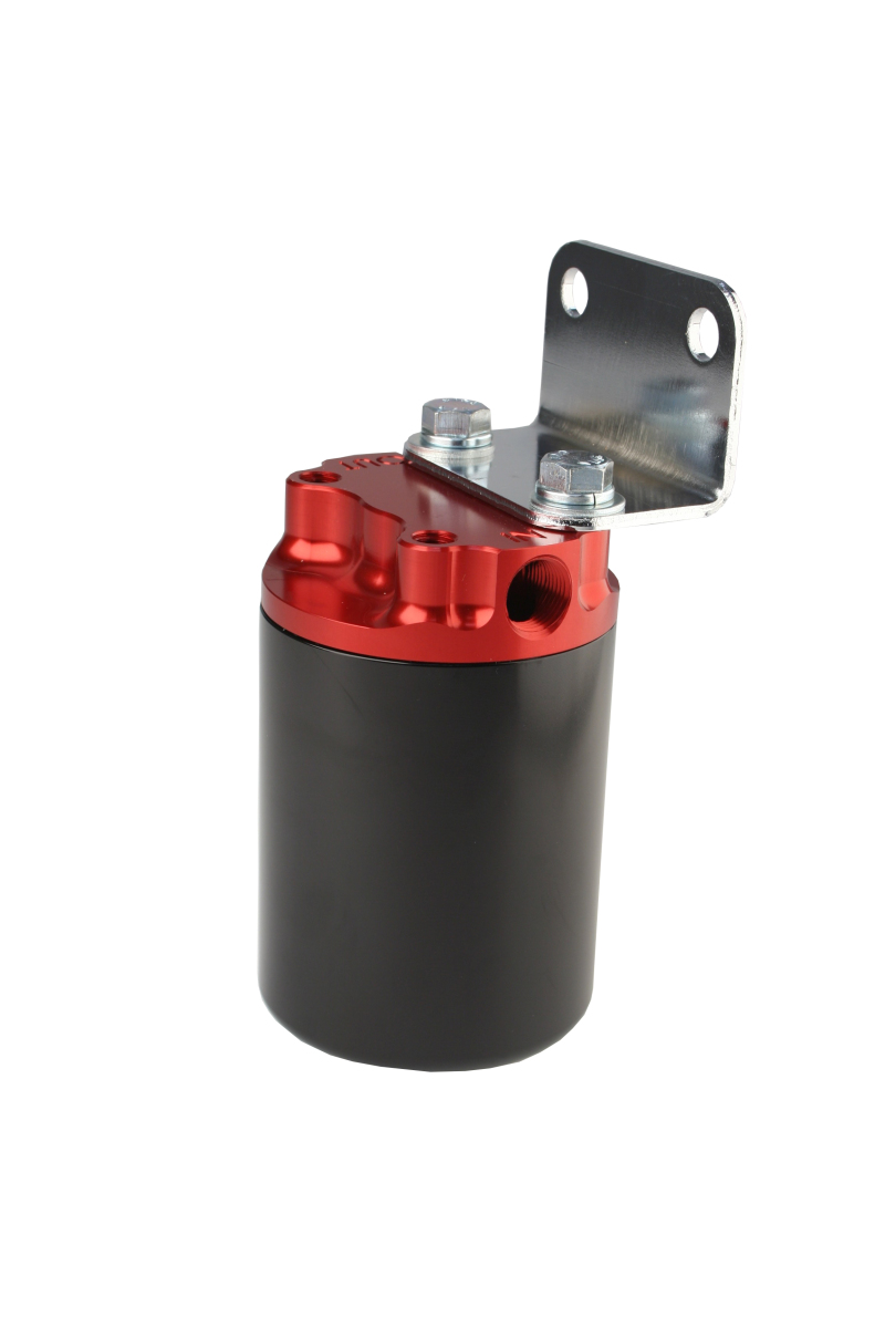 Aeromotive SS Series Billet Canister Style Fuel Filter Anodized Black/Red - 10 Micron Fabric Element thumbnail 2