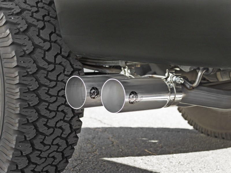 aFe Rebel Exhausts 3in SS Cat-Back 09-14 Ford F-150 4.6/5.0/5.4L w/ Polished Tips thumbnail 3